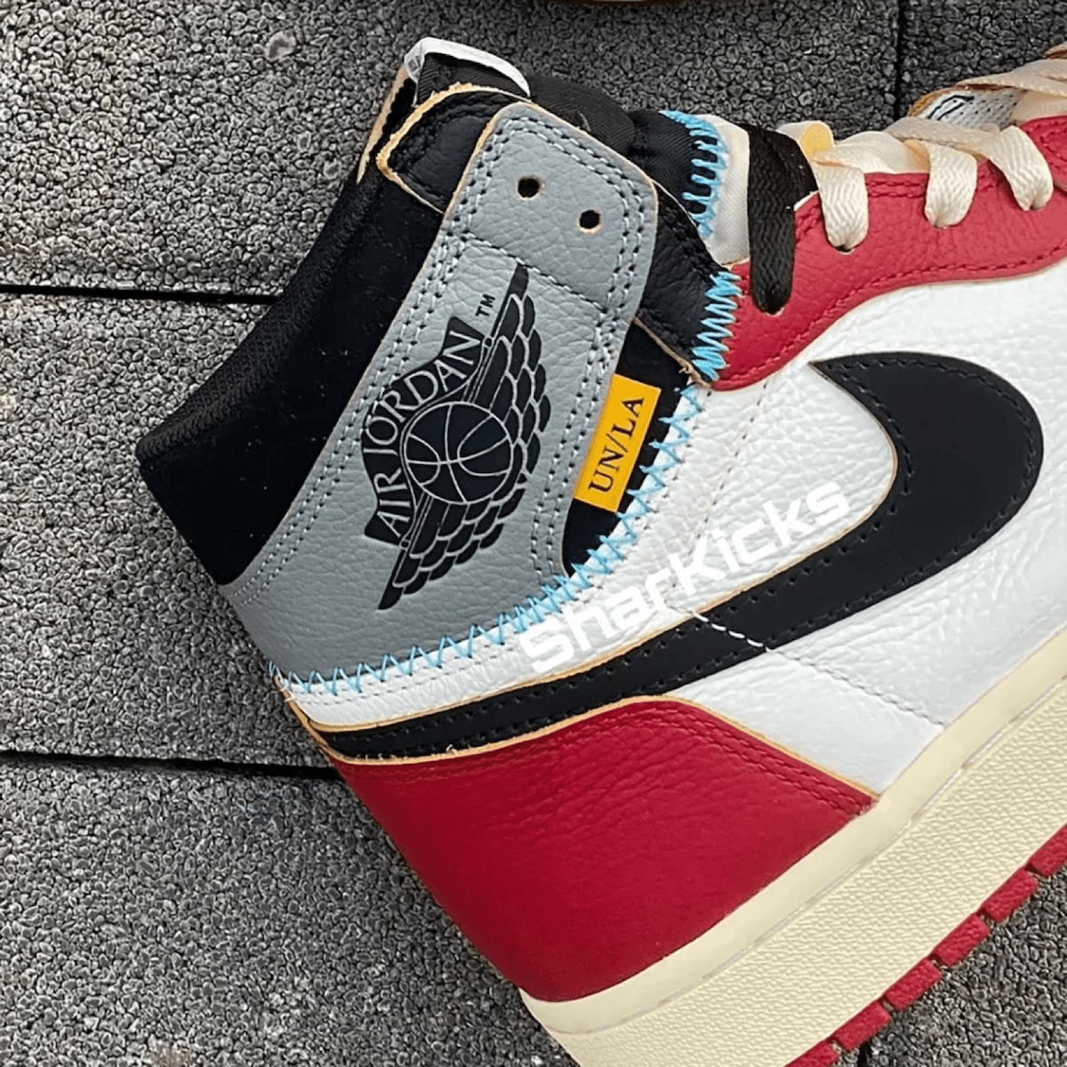 First Look At The Union LA x Air Jordan 1 Chicago-Shadow