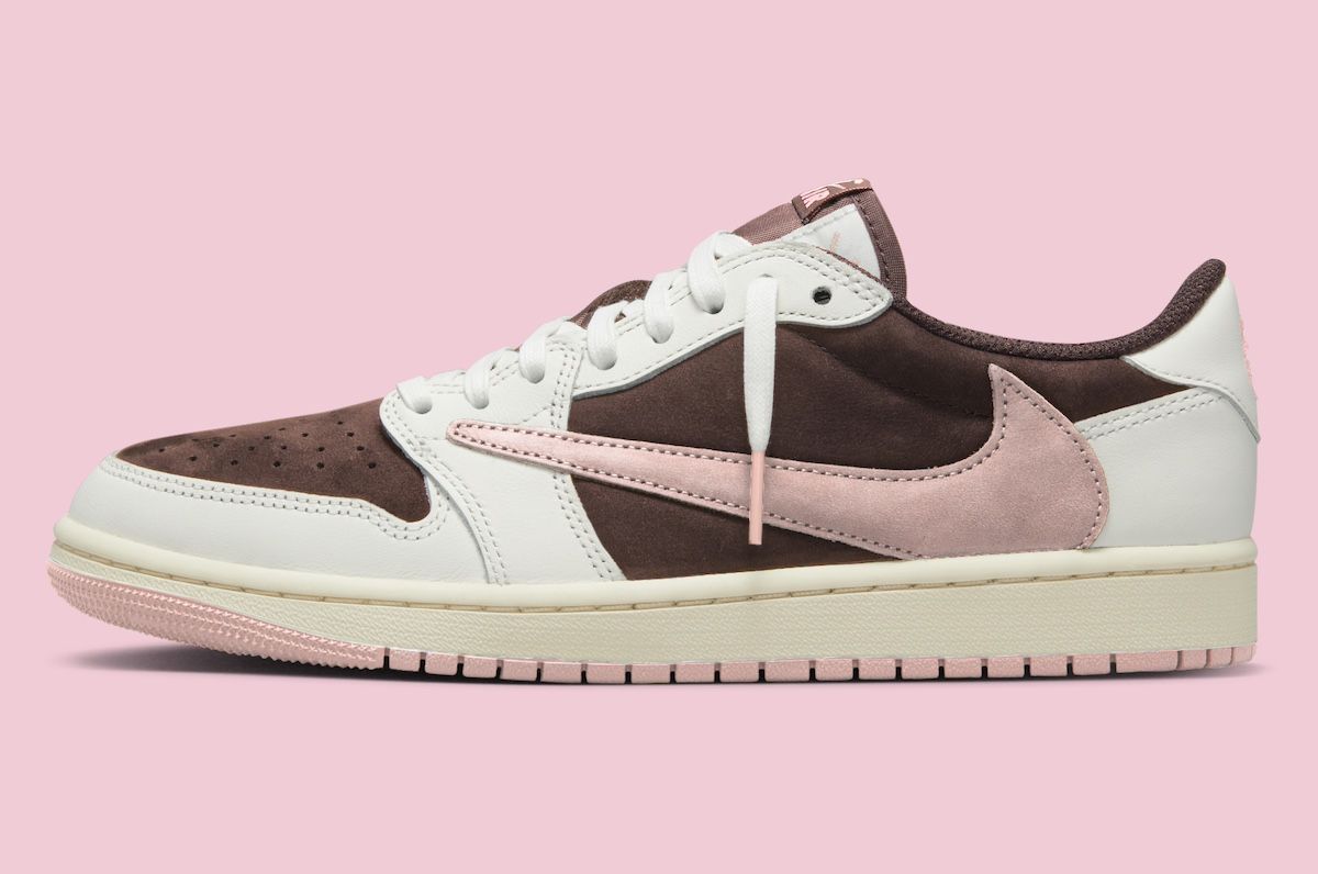 Travis Scott Air Jordan 1 Low Og Dark Pony Pink Oxford DZ4137 Release Info