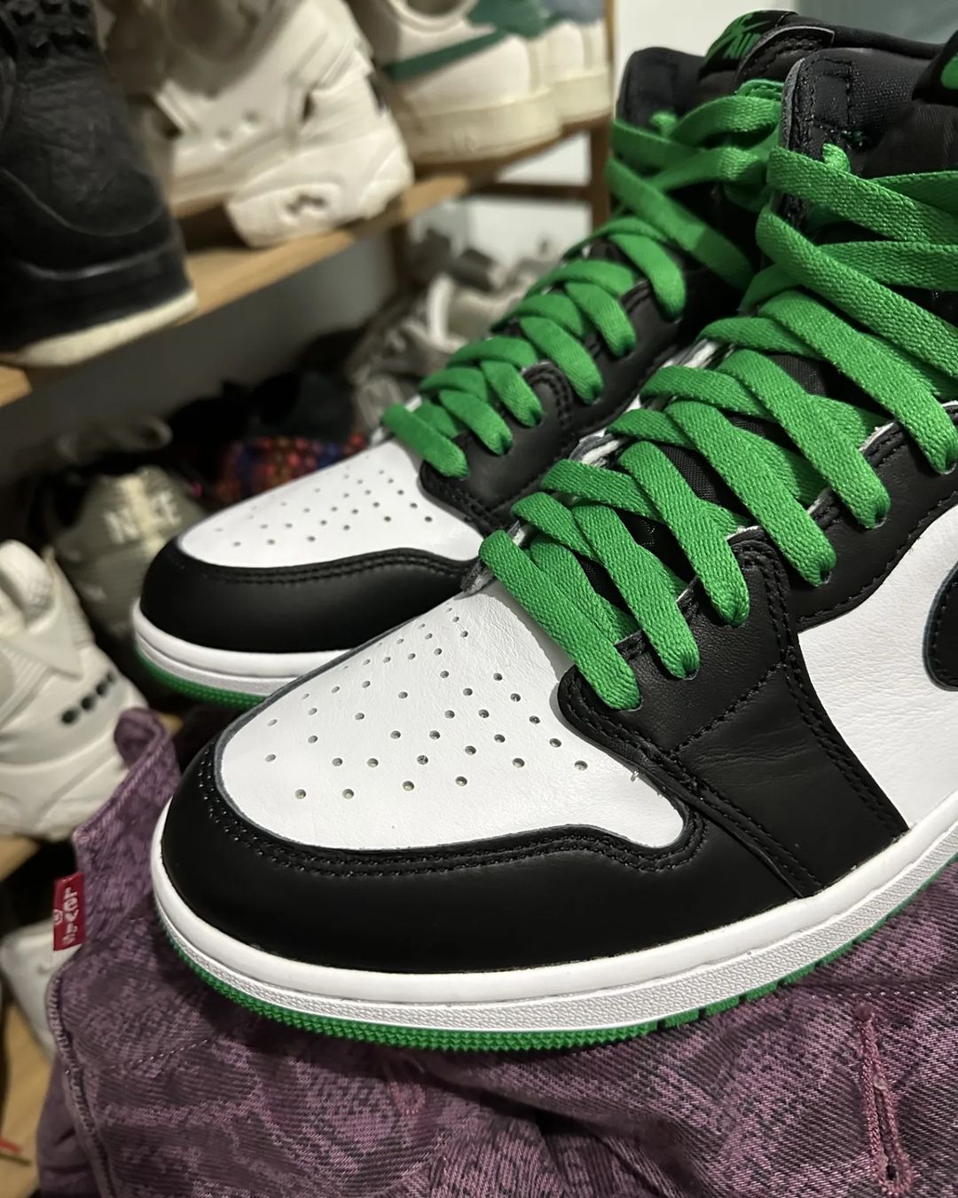 Air jordan 1 lucky green