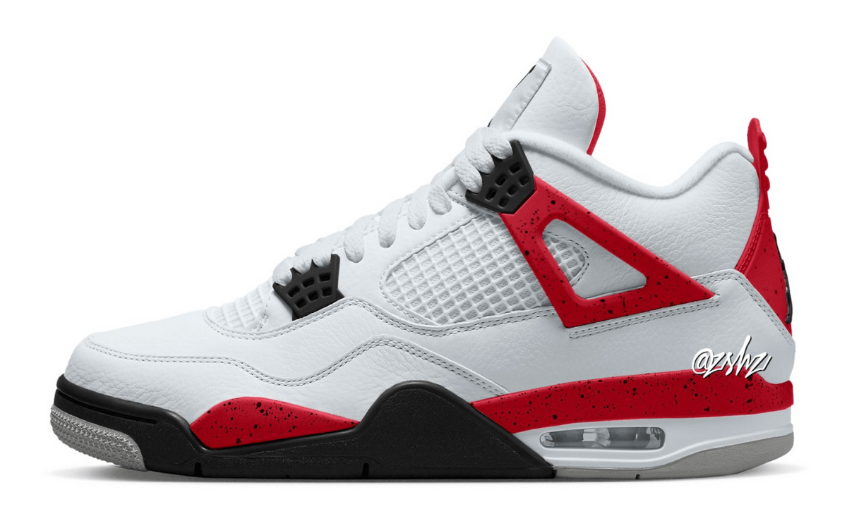 The New Air Jordan 4 Red Cement Has Been Leaked