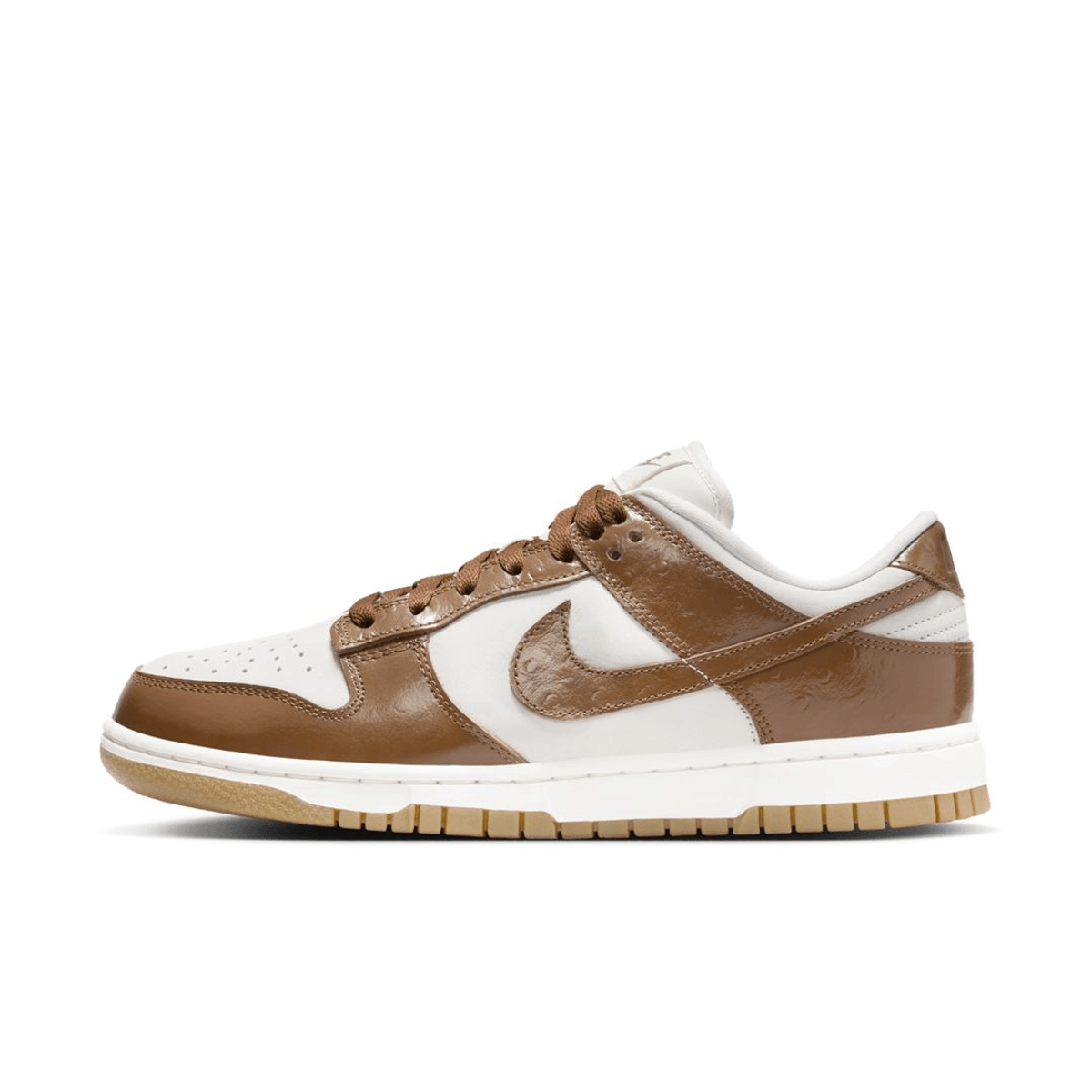 Official Images Of The Nike Dunk Low LX “Brown Ostrich”
