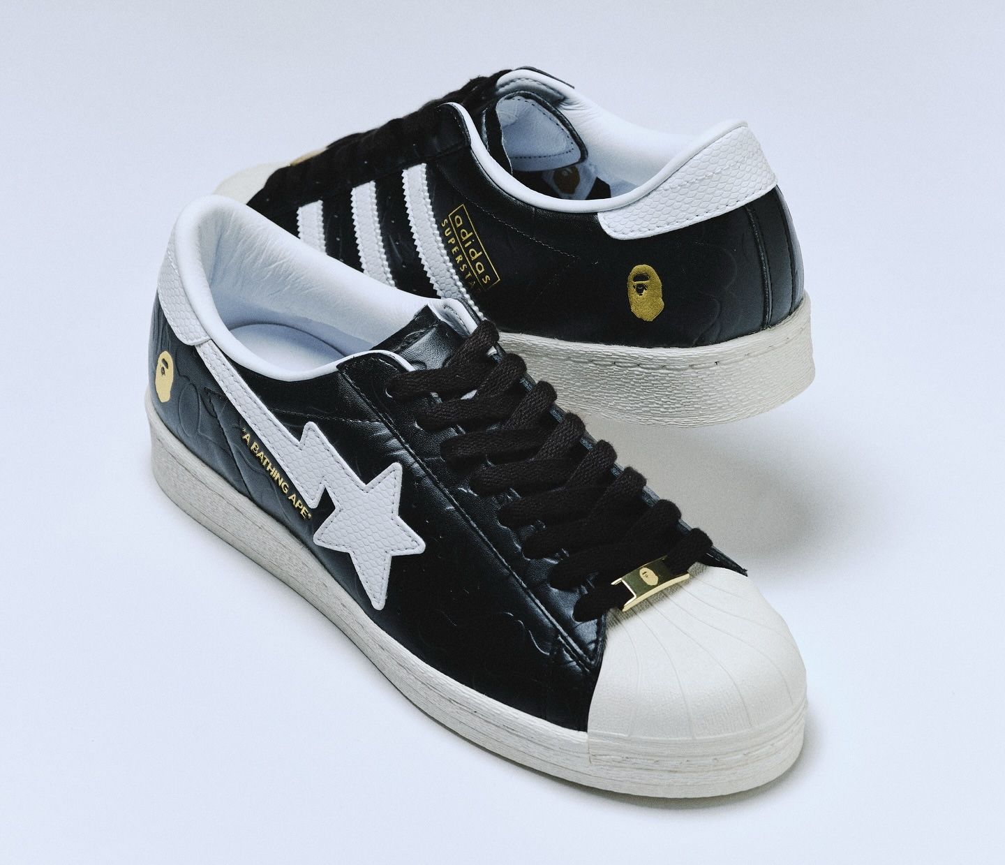 BAPE x atmos x adidas Superstar Vintage JQ3666 Release Info 6