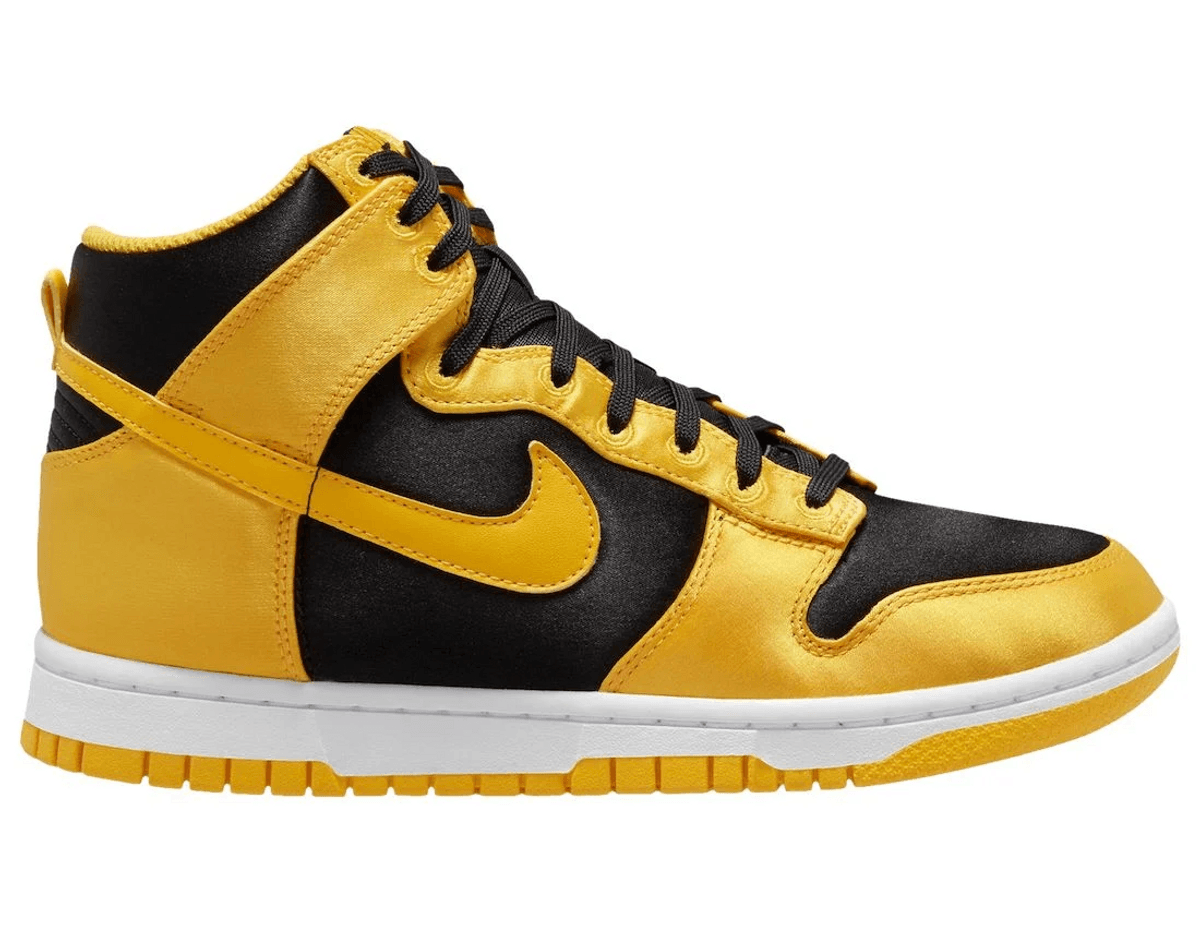 The Nike Dunk High Satin Goldenrod Is A Familiar Color With A New Feel