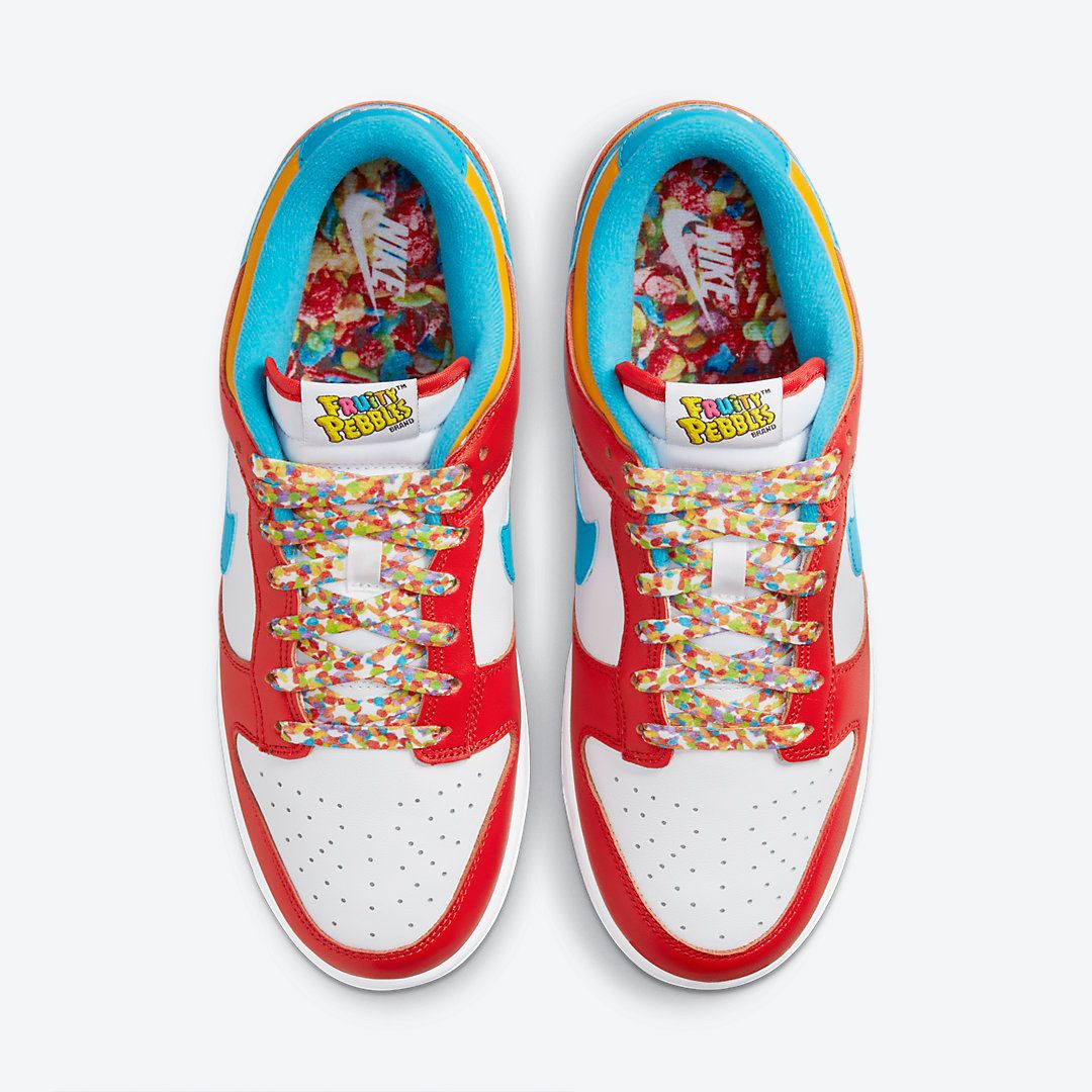 Le Bron James Nike Dunk Low Fruity Pebbles D H8009 600 04