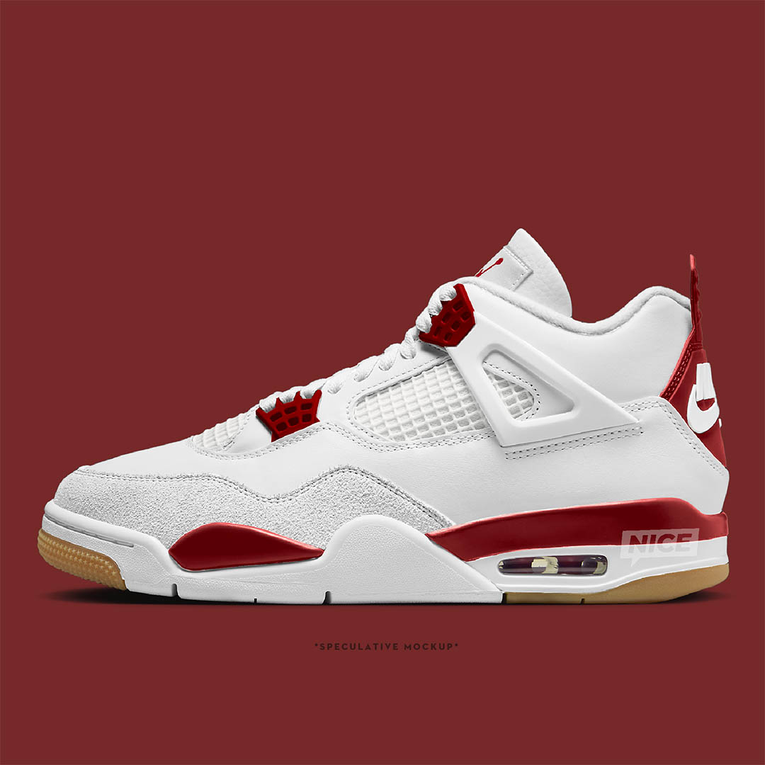 Nike SB x Air Jordan 4 “Varsity Red