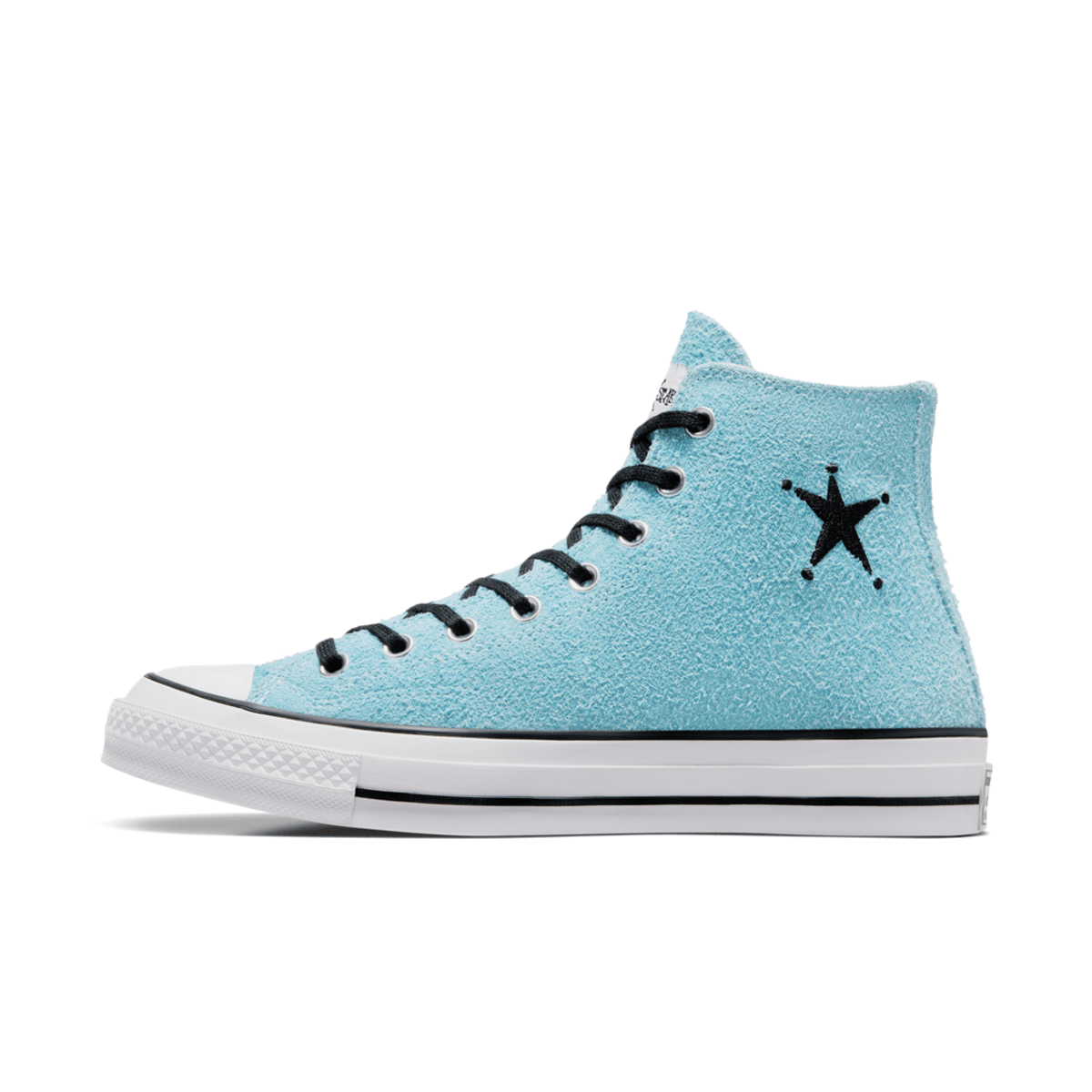 Stussy x Converse Chuck 70 Hi Sky Blue