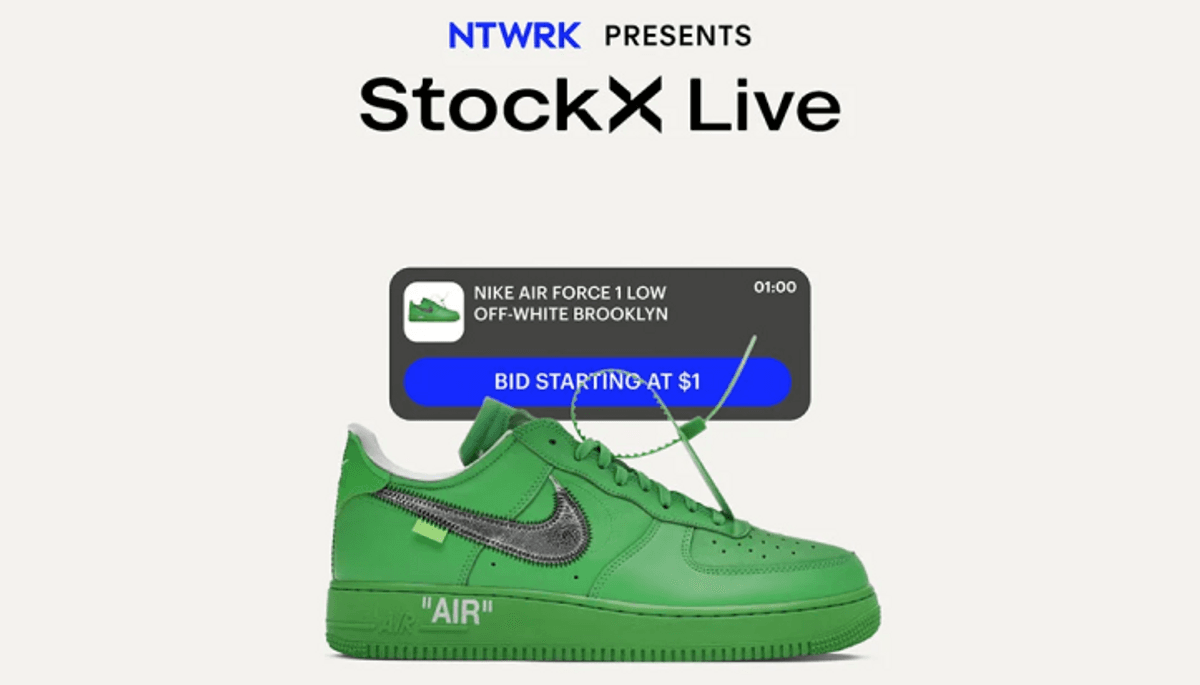 NTWRK Presents StockX Live For Sneaker Auctions