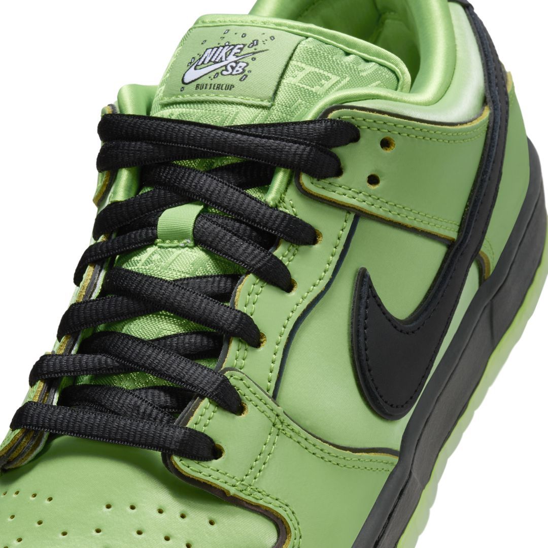 Powerpuff Girls Nike SB Dunk Low Buttercup FZ8319-300