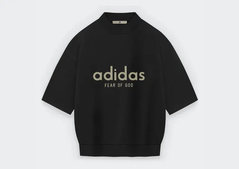 Fear of God Athletics x adidas Heavy Jersey 3/4 Mock Tee