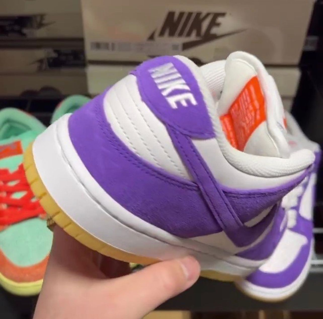 Nike SB Dunk Low Purple Suede