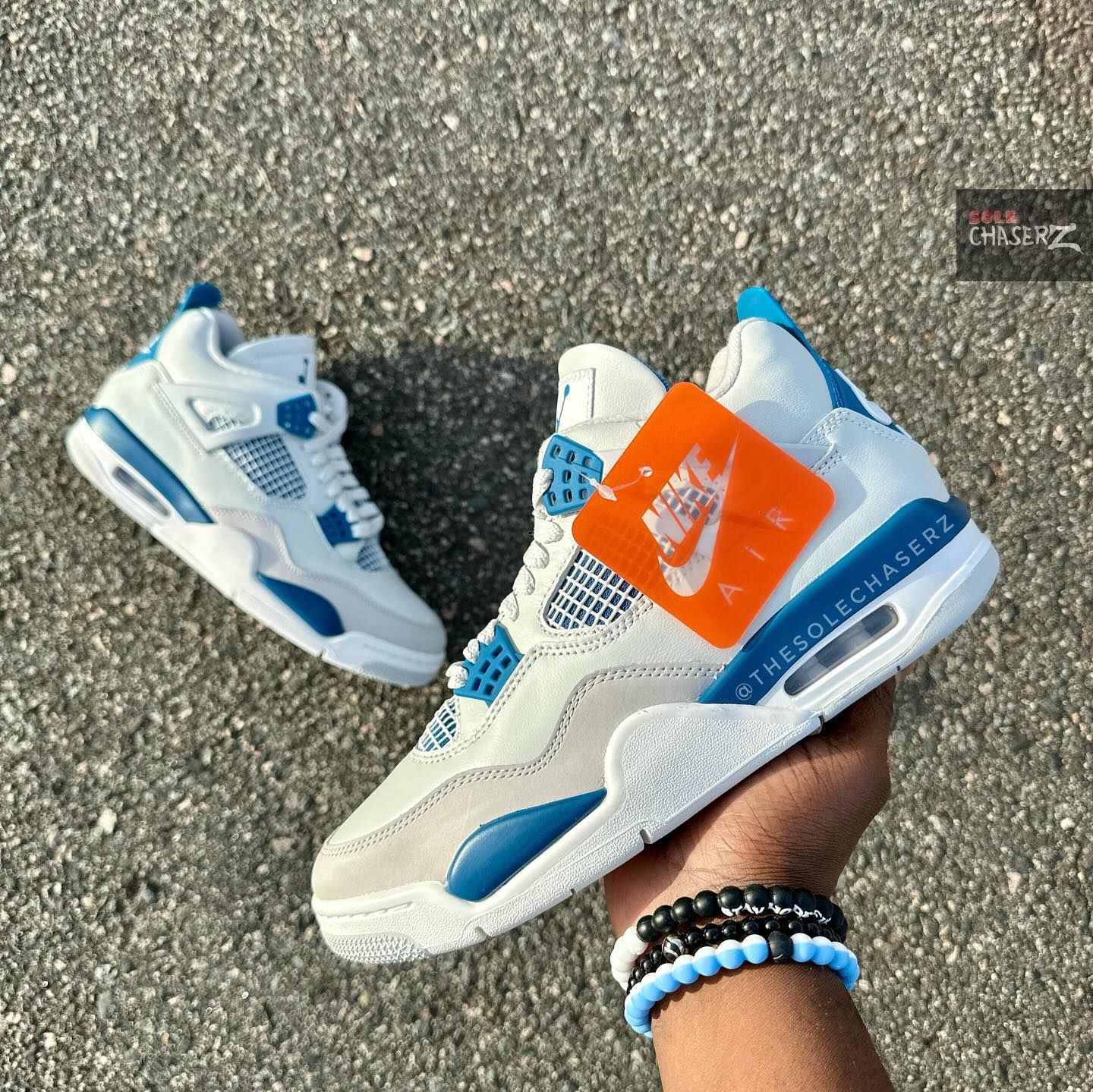 air jordan 4 military blue