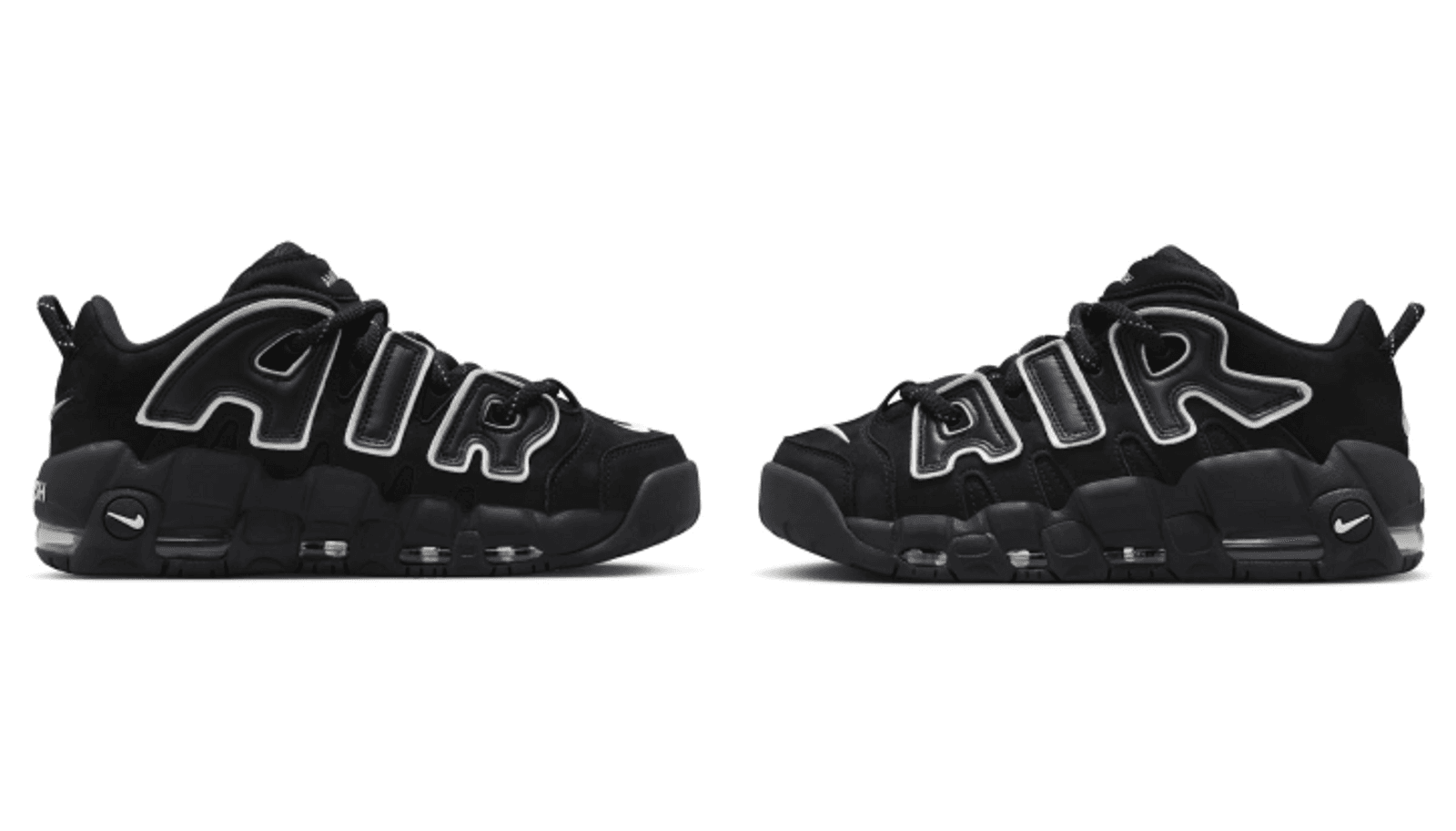 AMBUSH x Nike Air More Uptempo Low Black White FB1299-001