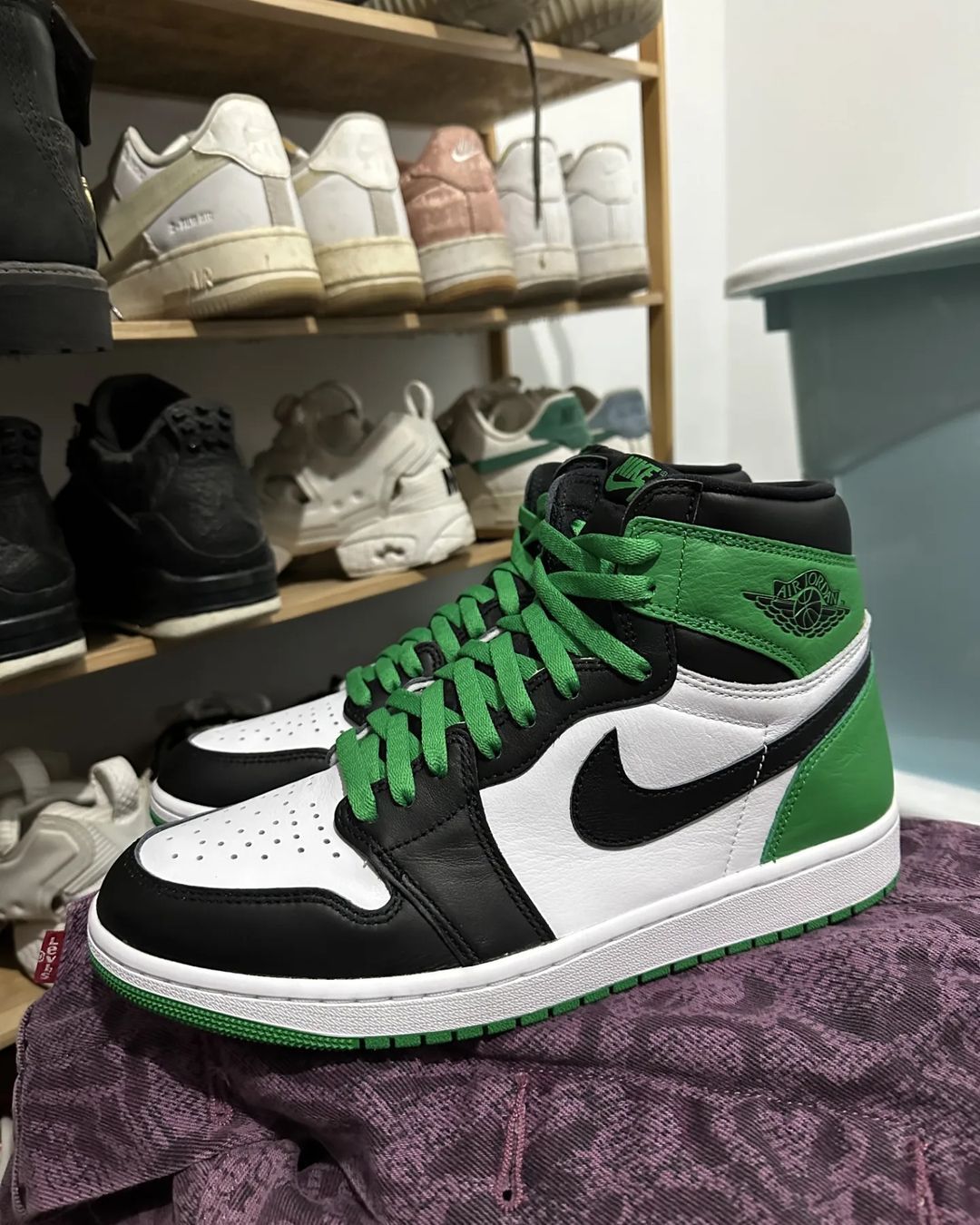 Air jordan 1 lucky green