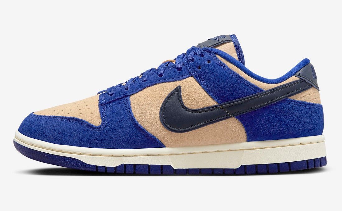 Nike Dunk Low Blue Suede Dv7411 400 Release Date Info 1