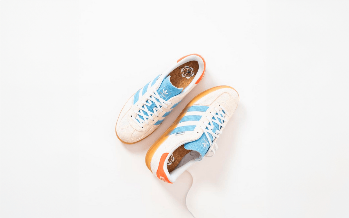 First Look At The Sean Wotherspoon x Adidas Gazelle "Hemp" In White