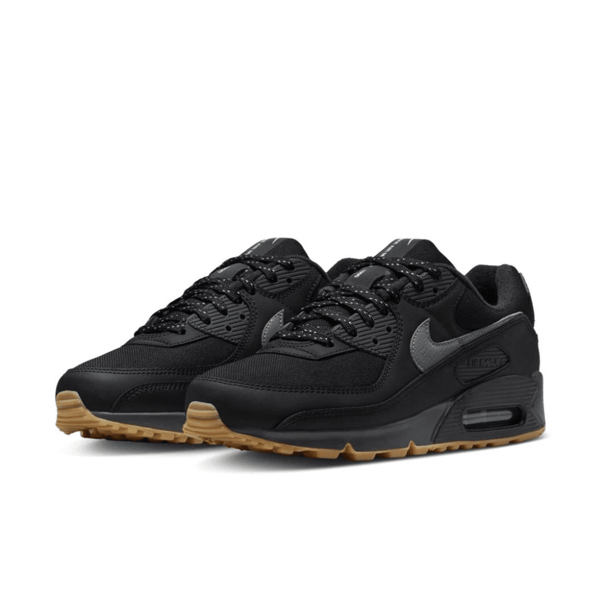 The Nike Air Max 90 Goes Stealth Mode In The Black Gum Colorway