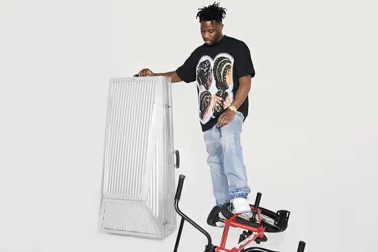 Rimowa Creates Bike Case For BMX Athlete Nigel Sylvester