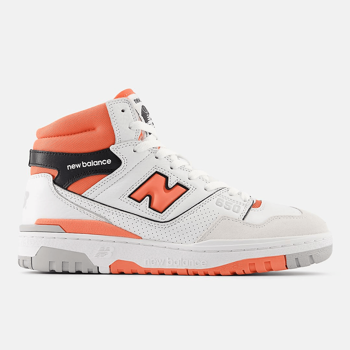 The New Balance 650 Arrives in "White Orange"