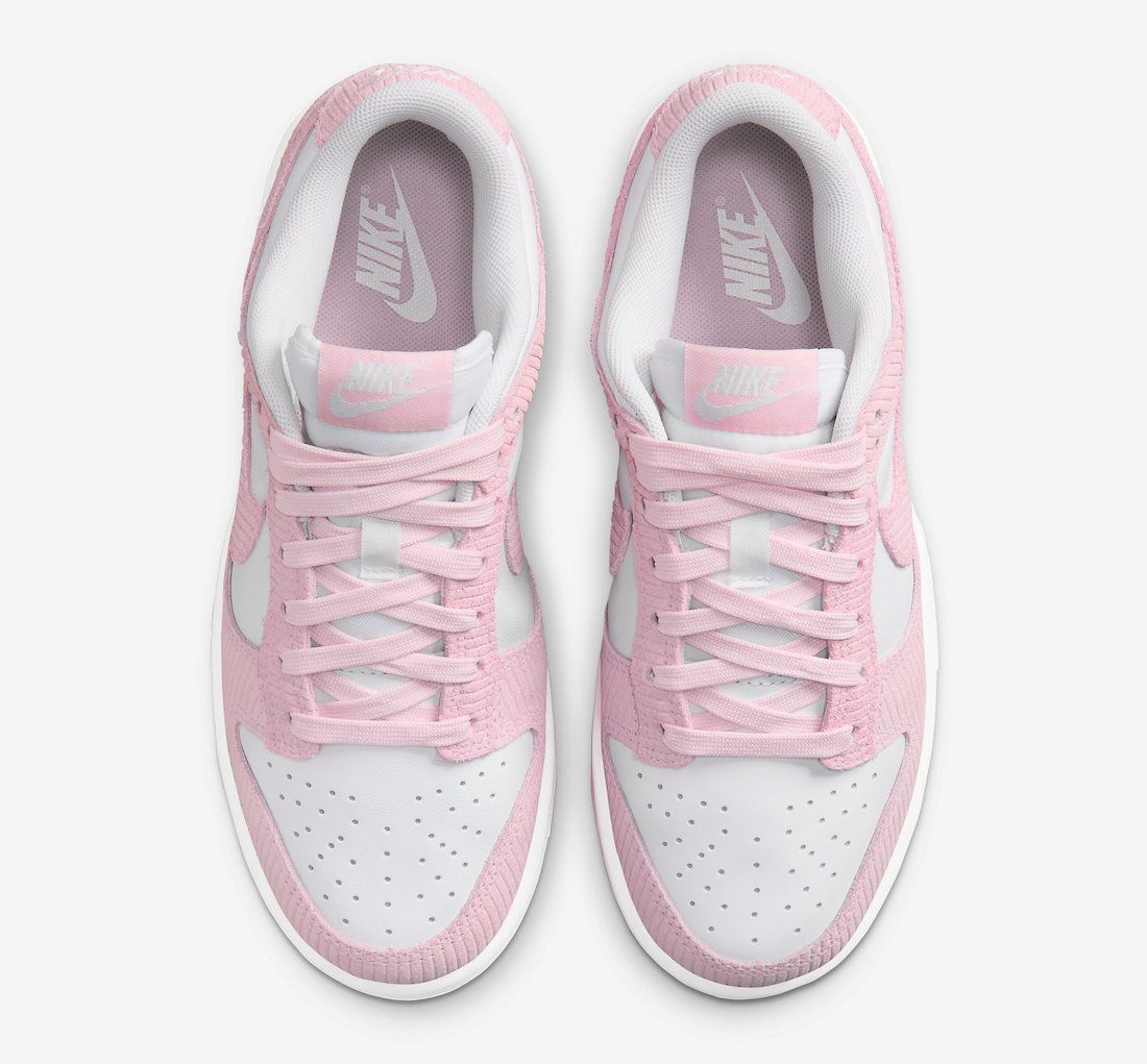 Nike Dunk Low Pink Corduroy F N7167 100 3