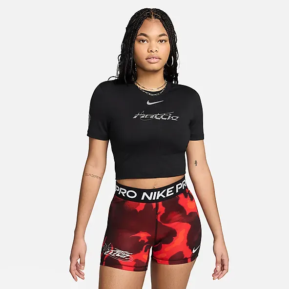 Megan Thee Stallion Womens Slim Cropped T Shirt Vd Q6d M