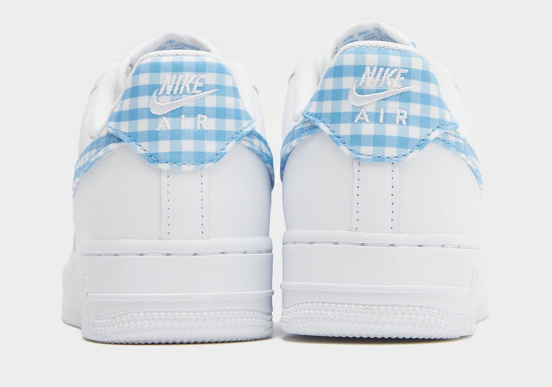Nike Air Force 1 Low Blue Gingham Release Date 3