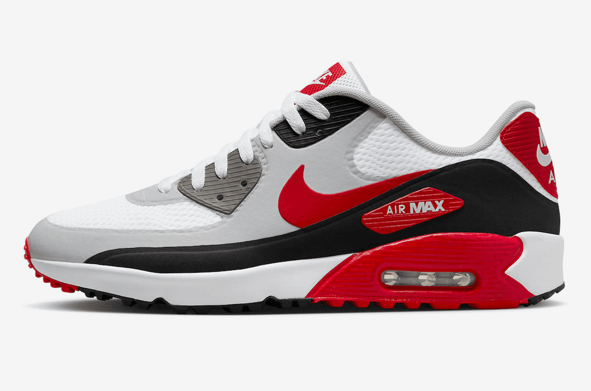 "University Red" Arrives on the Nike Air Max 90 Golf This Year