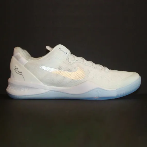 Nike Kobe 8 Protro Triple White 1