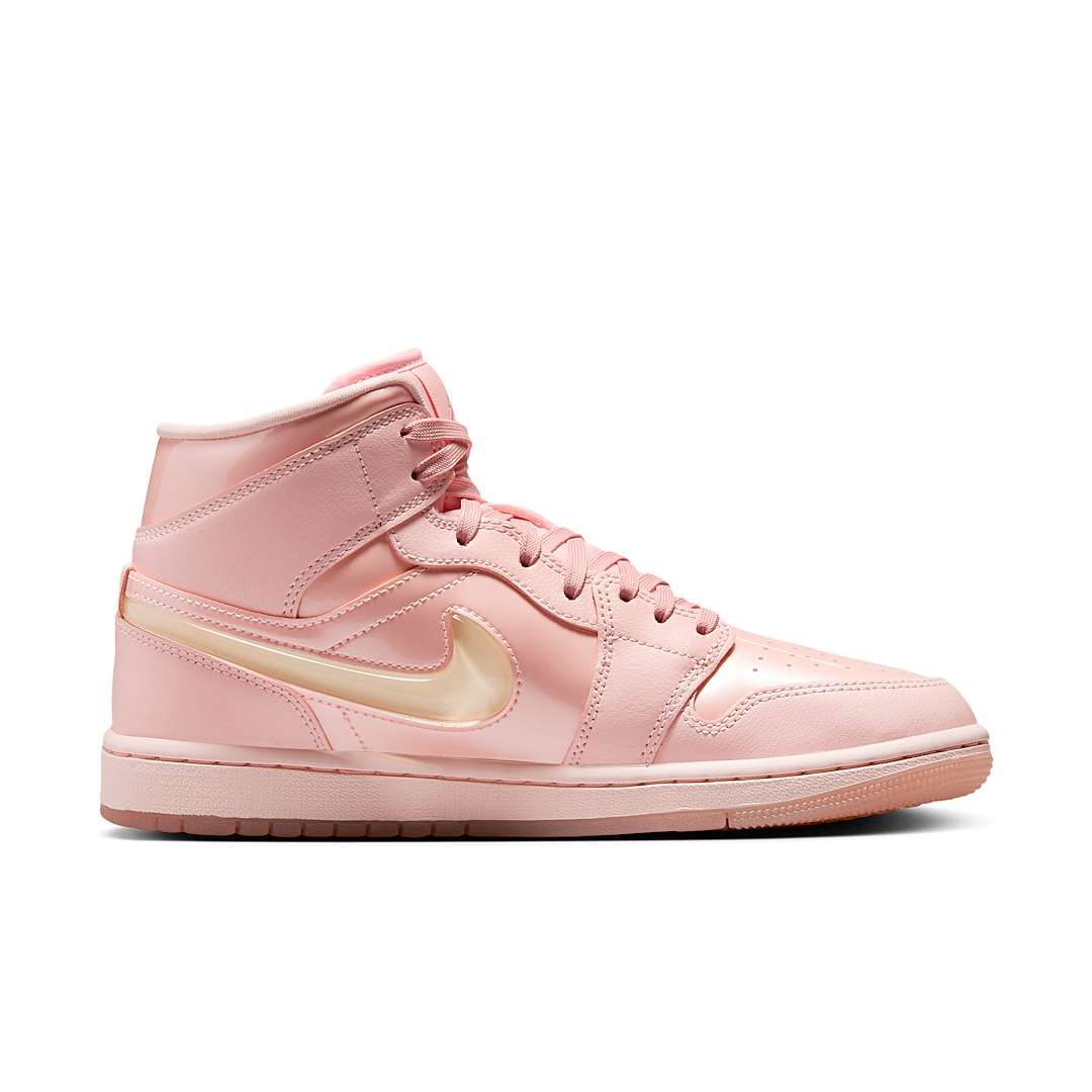 Air Jordan 1 Mid “Pink Patent” (W) HF3173-600 Release Info 3