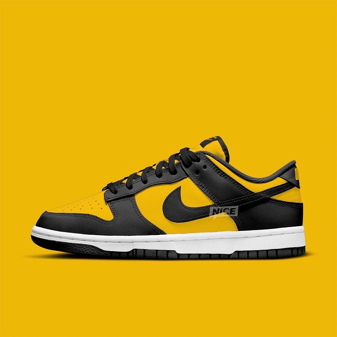 TheSiteSupply Images Nike Dunk Low Black/University Gold  FZ4618-001 Release Info