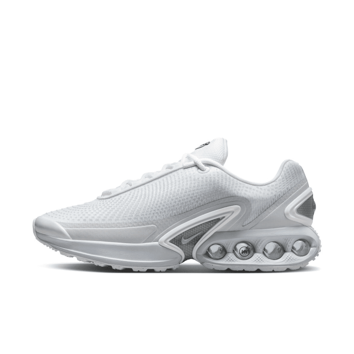 The Nike Air Max Dn “White/Metallic Sliver” Releases March 2024