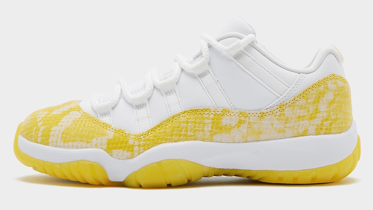 The Air Jordan 11 Low Yellow Snakeskin Is Perfect For The Summer