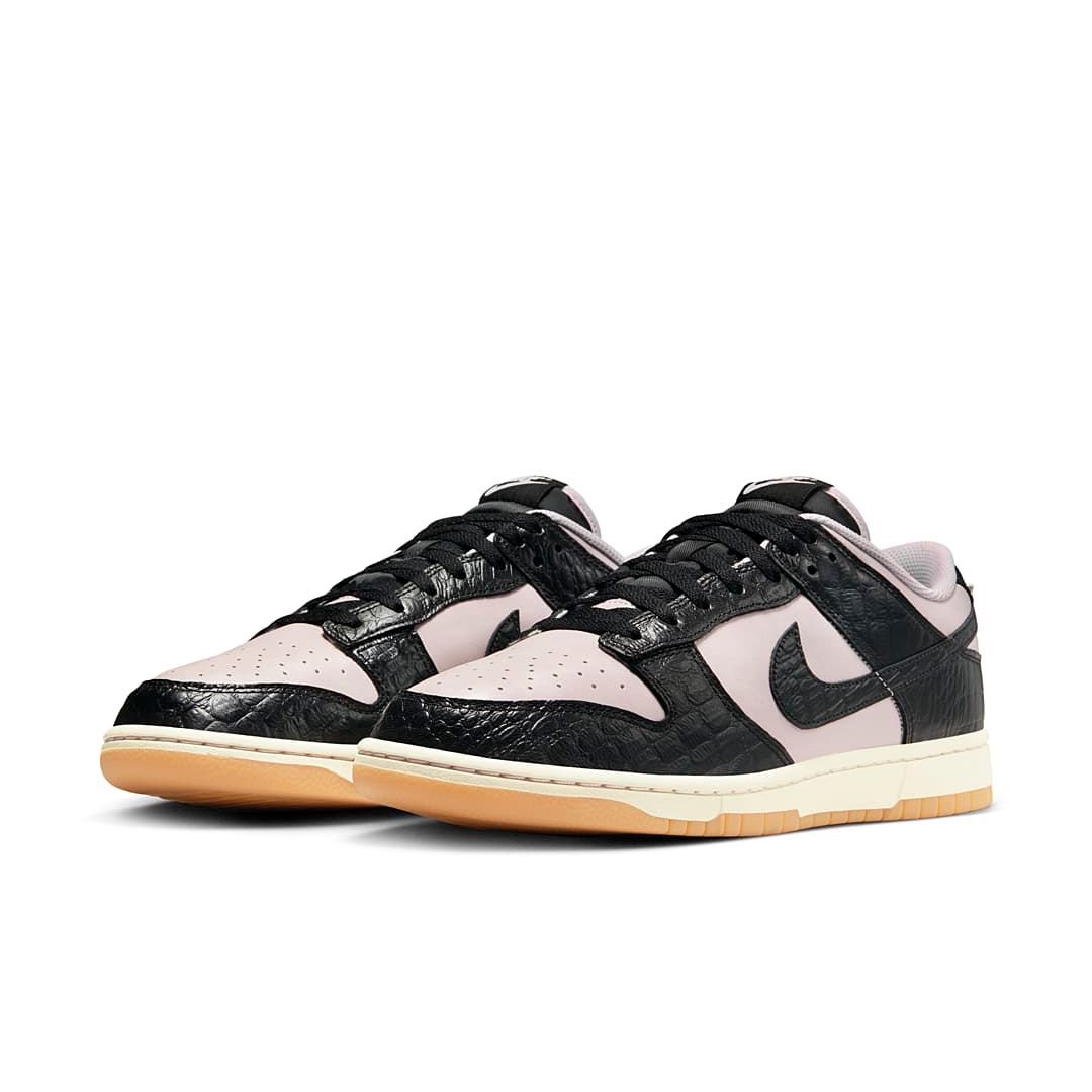 Nike Dunk Low Pink Black Croc HF9191-001 Release Info