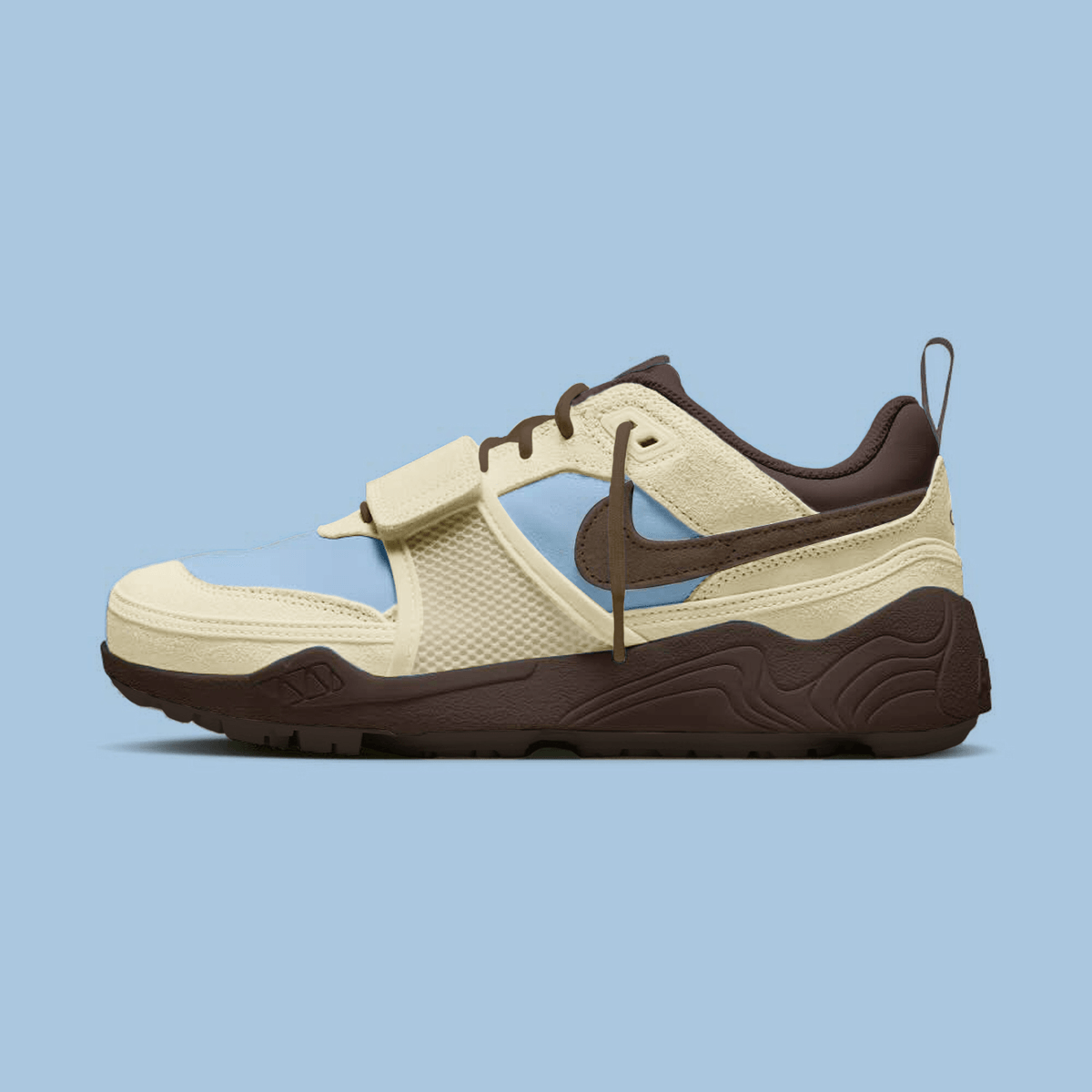 The Travis Scott x Nike Zoom Field Jaxx "Leche Blue" Arrives Spring 2025