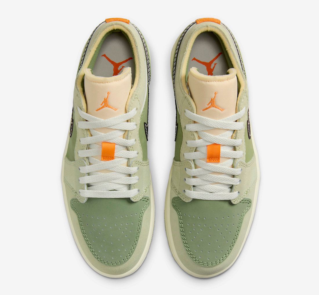 TheSiteSupply Images Air Jordan 1 Low Craft SE Light Olive F D6819 300 Release Info