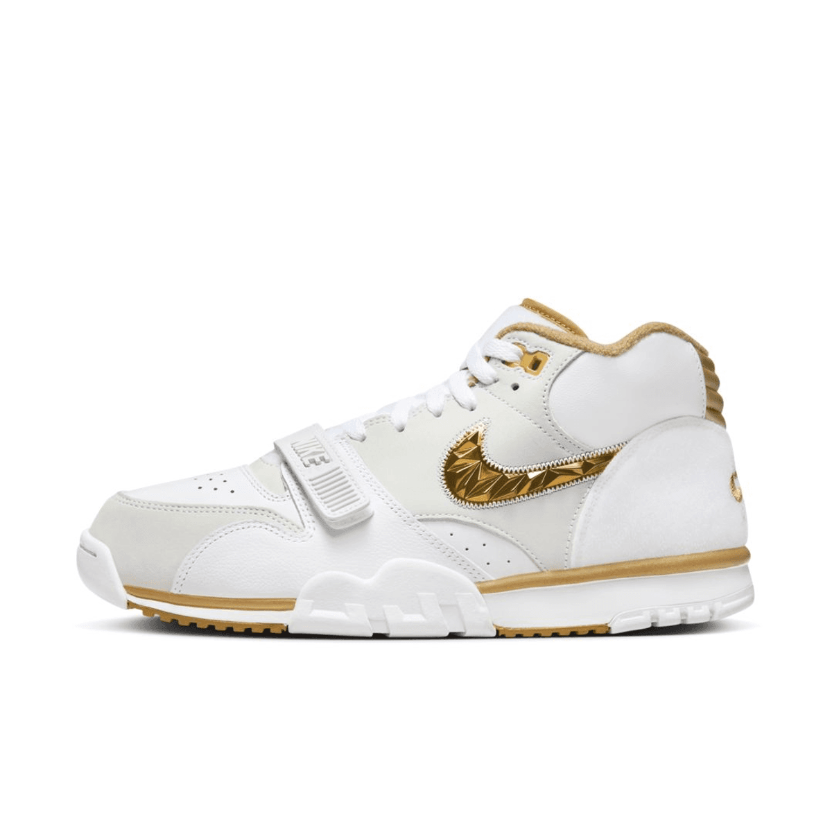 Official Look At The Nike Air Trainer 1 "College Football Playoffs" White Gold