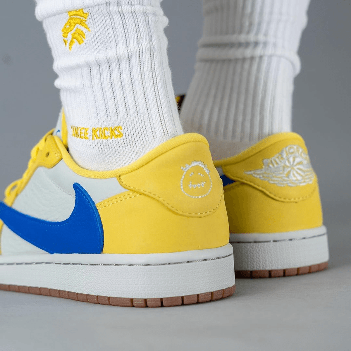 Travis Scott x Air Jordan 1 Low OG "Canary Yellow" Arrives May 2024