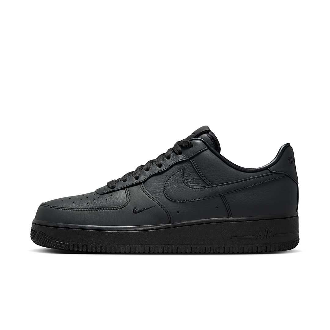 .SWOOSH x Nike Air Force 1 Low “Triple Triple Black” HJ9348-001 Release Info 1