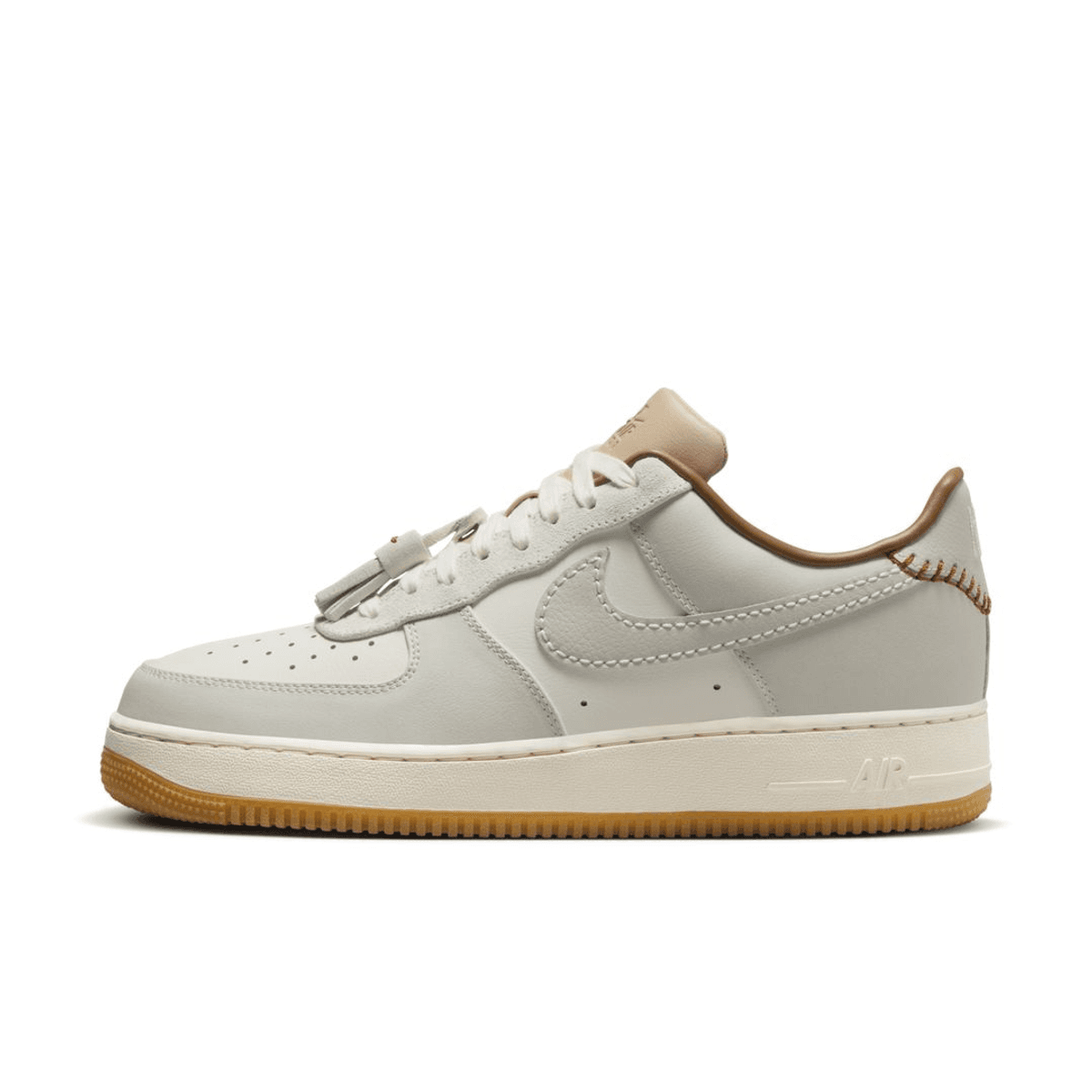 Official Look At The Nike Air Force 1 Low Tassels "Light Bone"