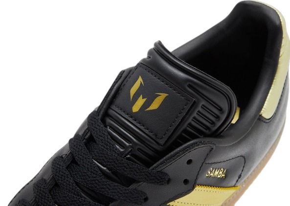 Lionel Messi x adidas Samba Black gold IH8159 Release Info