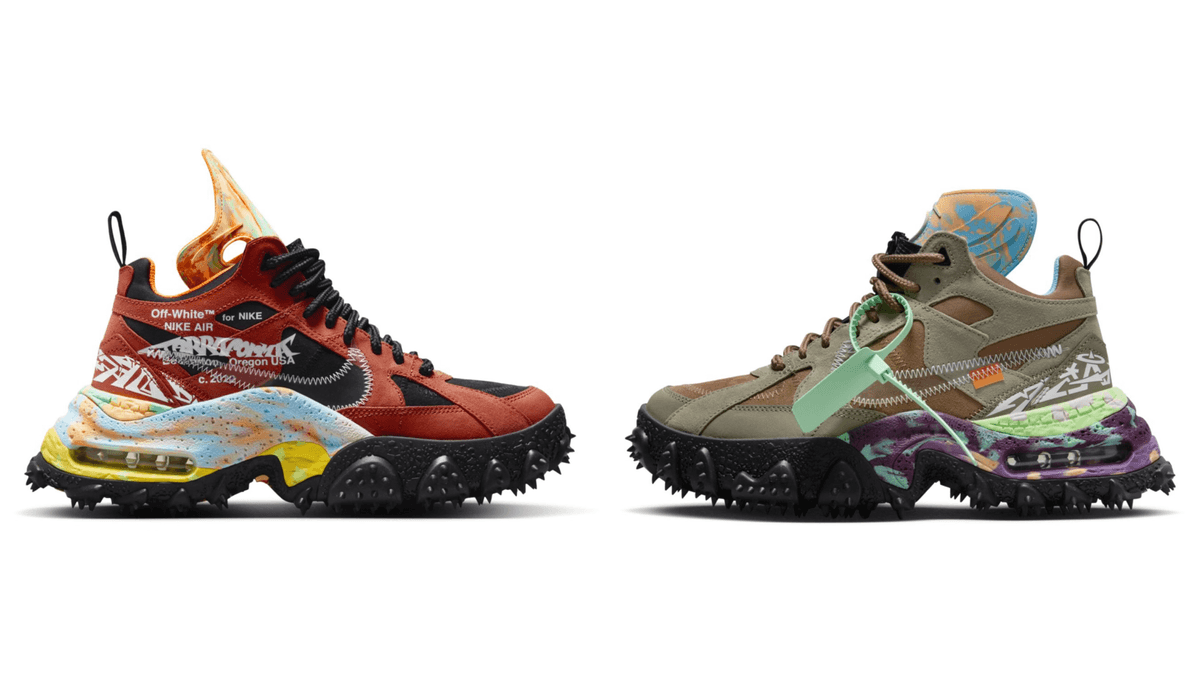 Off-White x Nike Air Terra Forma Two-Pack Releases This Month