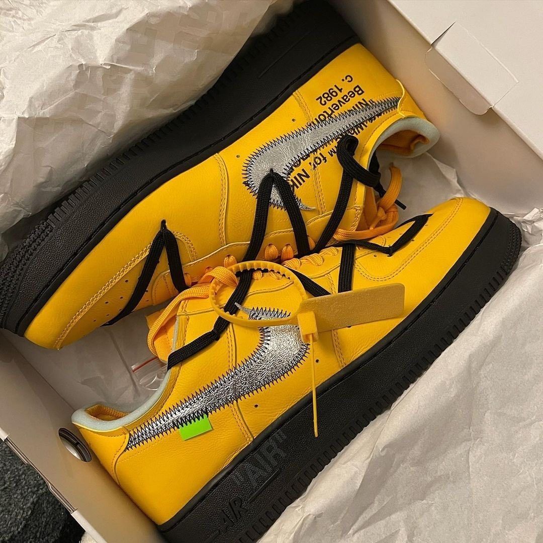 Wearing Nike's Off-White Air Force 1 'Lemonade': 2021's best sneaker?