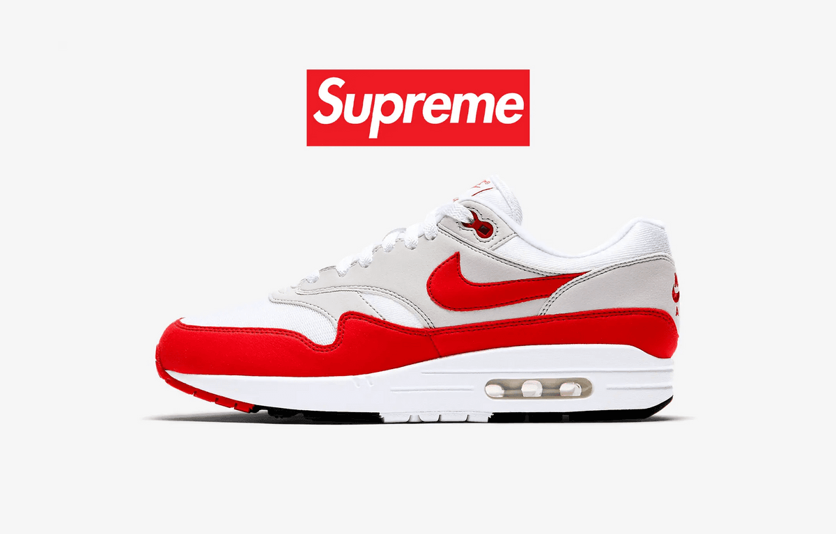 A Supreme x Nike Air Max 1 Collection Is Rumored To Release Spring 2025