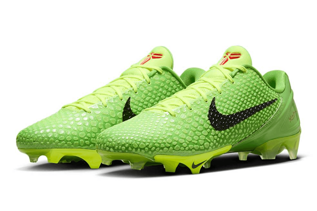 The Nike Kobe 6 "Grinch" Arrives As A Cleat This Holiday 2024