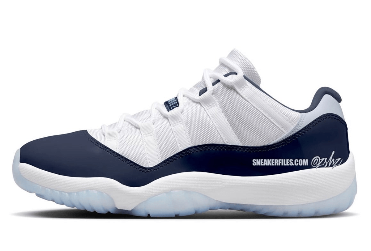 The Air Jordan 11 Low "White Navy" Is Expected Summer 2024