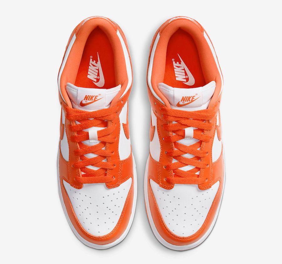 Nike Dunk Low Syracuse Orange White C U1726 101 Release Date Price 3