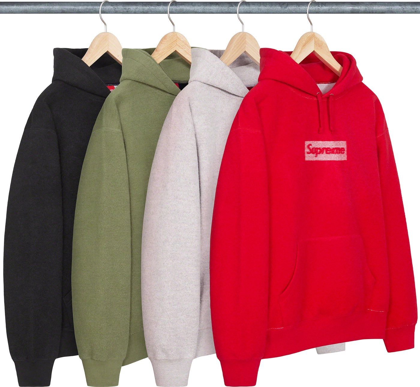 Supreme 2013 Box Logo Hoodie Red