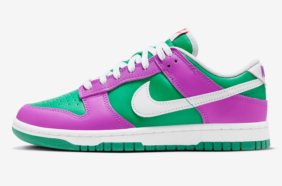 First Look at the Nike Dunk Low Stadium Green/Fuchsia