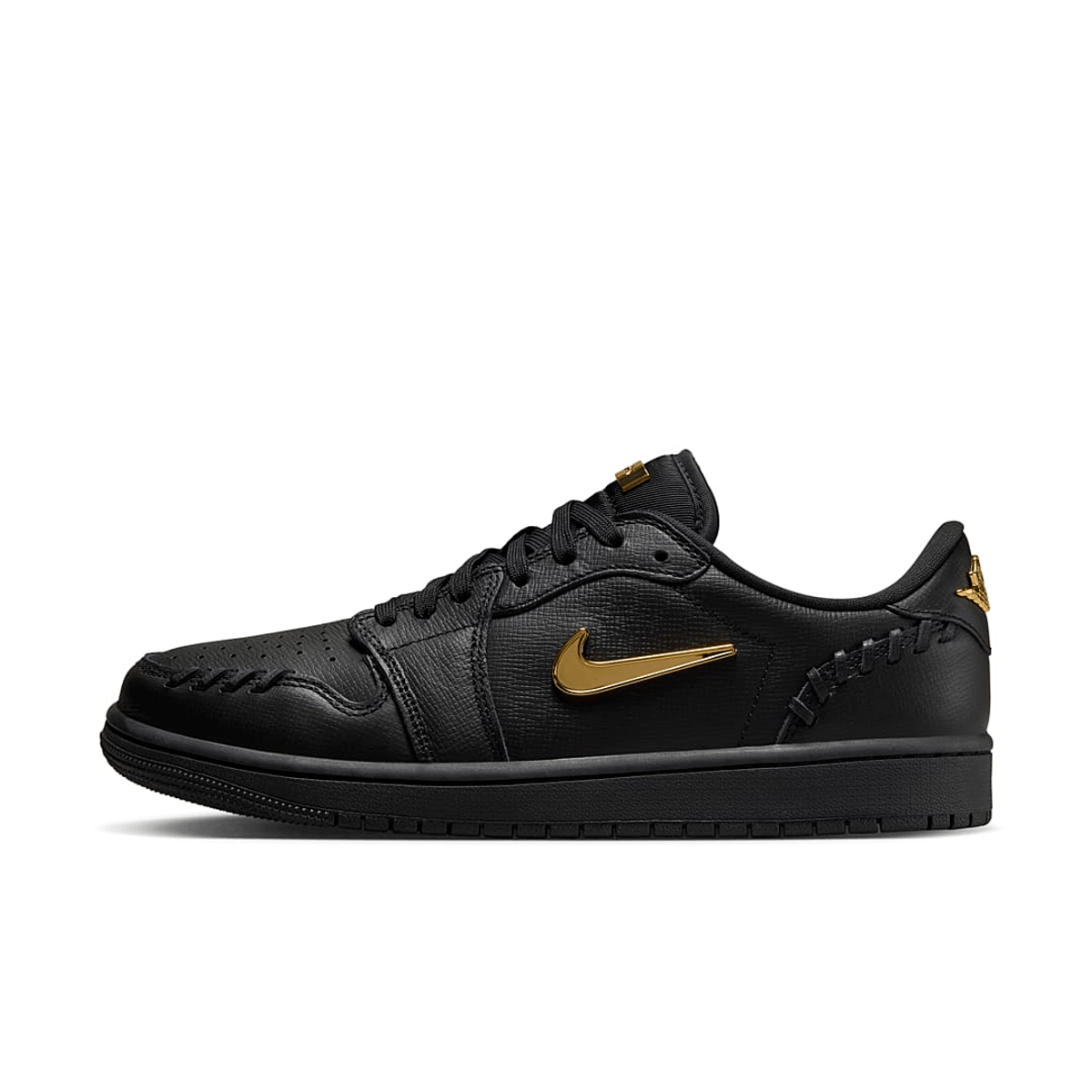 Jordan 1 Low Method of Make Black Metallic Gold (W)