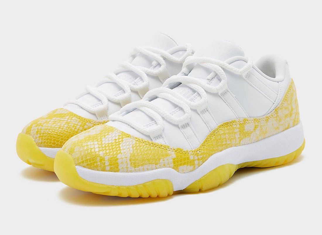 Air Jordan 11 Low Yellow Snakeskin