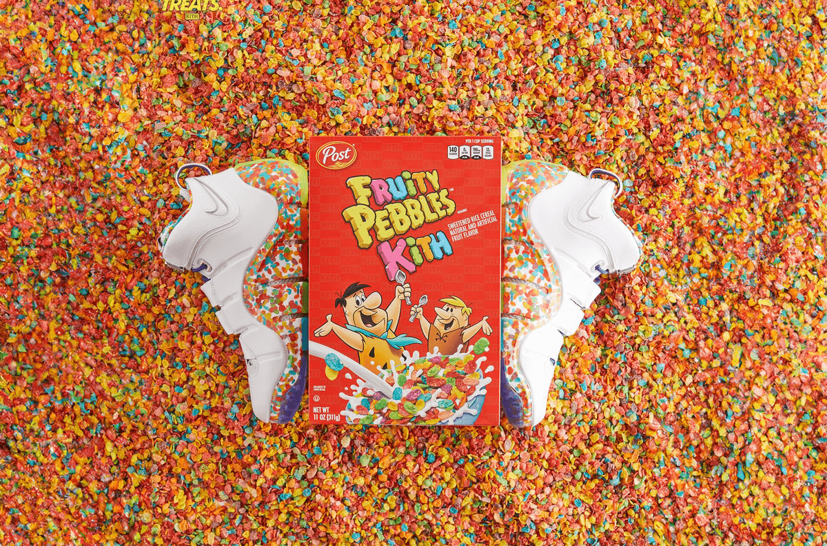 The Nike LeBron 4 "Fruity Pebbles" and Kith Treats Capsule Releases March 2024